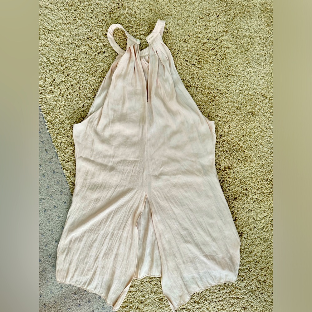 Ramy Brook power pink cream nude color top super sexy